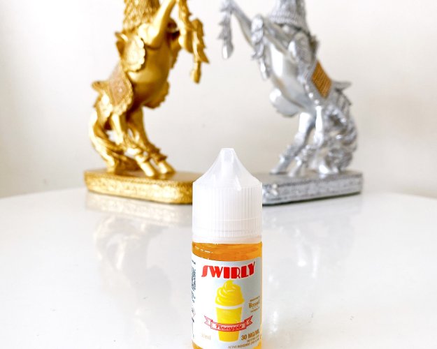 Brewell Mylk Saltnic Swirly Pineapple (Kem Dứa Lạnh) 30ml 30mg - 320k