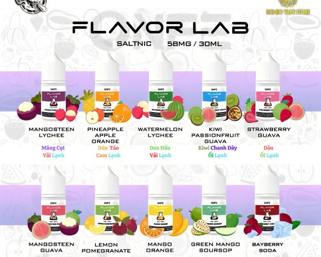 Flavor Lab Saltnic 30ml 58mg 