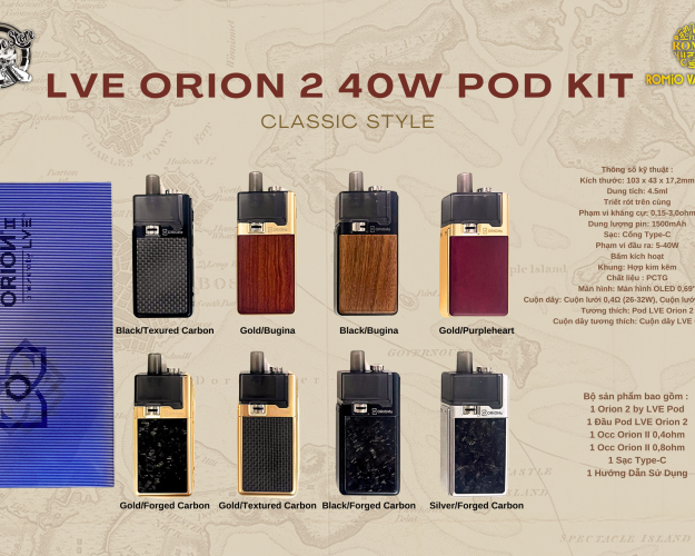 LVE Orion 2 40W Pod Kit 