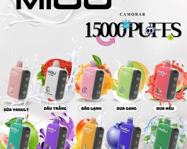 Miou Camobar 15000 Hơi 5%Mg