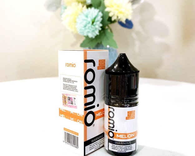 Romio SaltNi Melon (Dưa Gang Dưa Lưới) 30ml - 320k (CÓ 30MG VÀ 50MG)