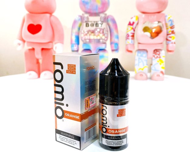 Romio Saltnic  New Orange (Cam) 30ml - 320k (Có 30mg và 50mg)