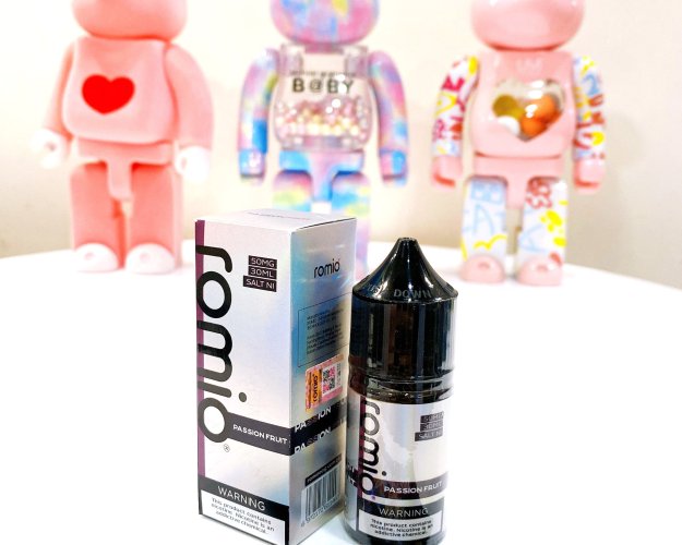 Romio Saltnic  New Passion Fruit (Chanh Dây) 30ml - 320k (Có 30mg và 50mg)