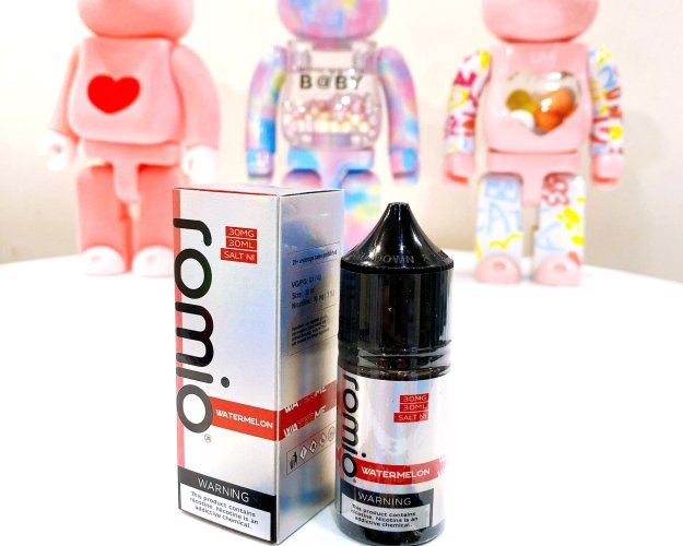 Romio Saltnic  New Watermelon (Dưa Hấu) 30ml - 320k (Có 30mg và 50mg)