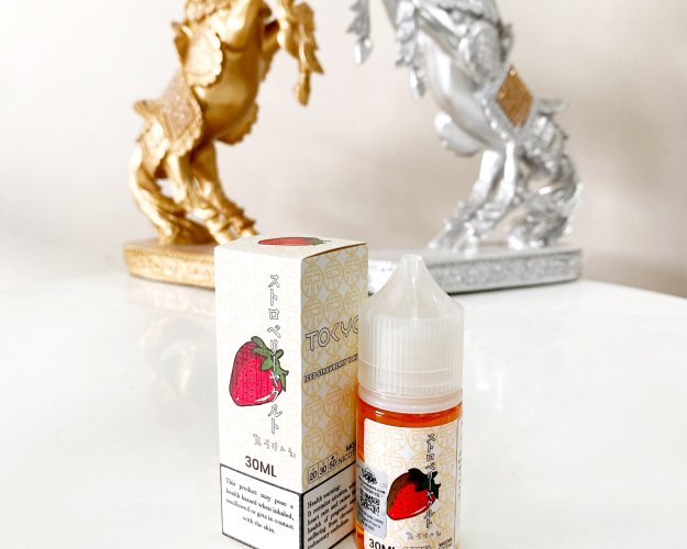 TOKYO Saltnic Iced Strawberry Yokult (Sữa Chua Dâu Lạnh) 30ml - 300k (Có 35 và 50mg)