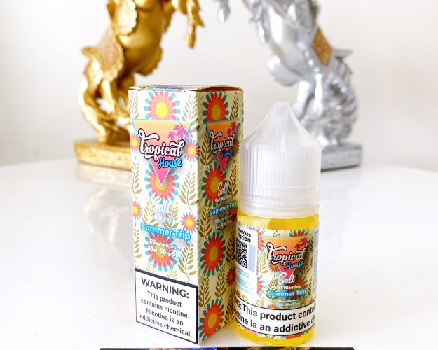 Tropical House Saltnic Summer Trip (Dâu - Kiwi - Vải) 30ml - 320k (CÓ 30MG VÀ 50MG)