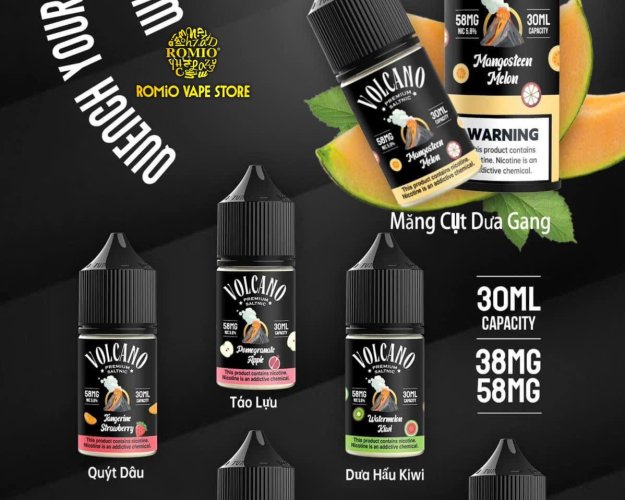  Volcano Premium Juice SaltNic 30ml 58mg