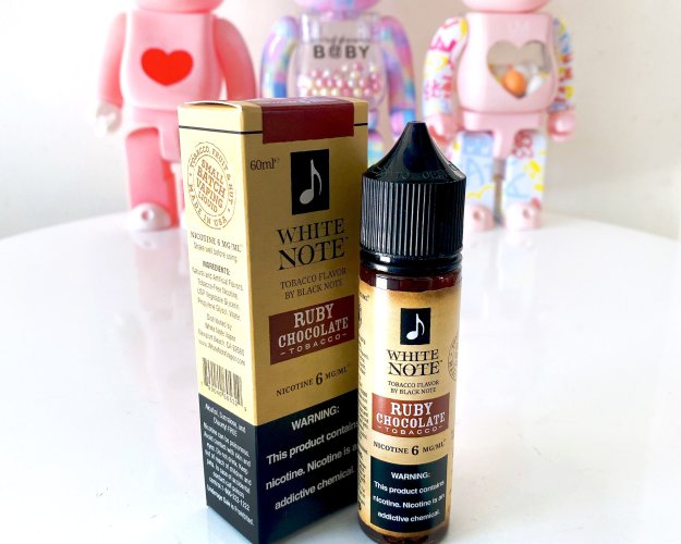 White Note Ruby Chocolate Tobaco 60ml - 320k (CÓ 6MG VÀ 12MG)