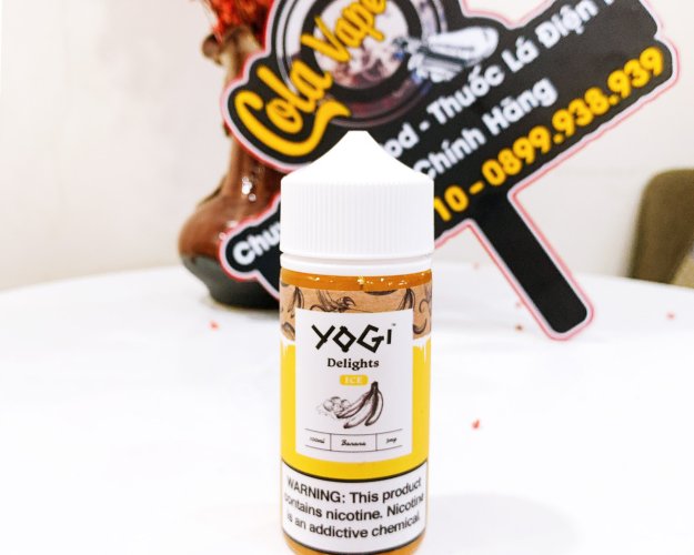 Yogi Delights Banana Ice (Chuối lạnh) 3mg 100ml - 350k